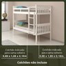 Beliche Solteiro Madeira Cama Dupla em Altura Woodstore - 4