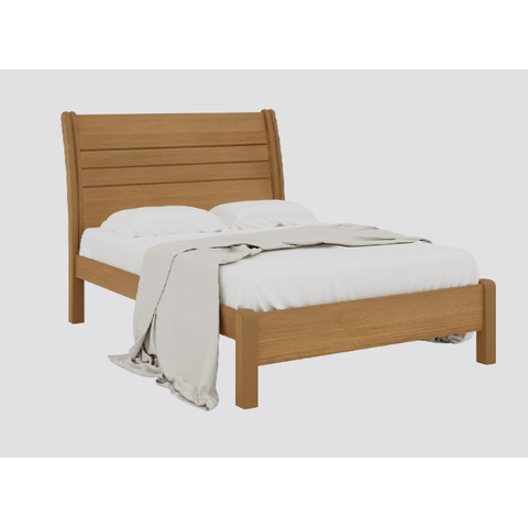 Cama Casal Esmeralda 100%MDF Queen Cinamomo - D Doro