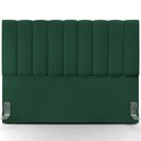 Ver imagem 5 de Cabeceira Cama Box Casal King 195 cm Dália W01 Suede Verde Musgo - Lyam Decor