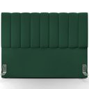 Ver imagem 3 de Cabeceira Cama Box Casal King 195 cm Dália W01 Suede Verde Musgo - Lyam Decor