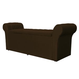 Calçadeira Recamier Baú Casal 140cm Cancun Suede Cores - DS Estofados - Capuccino