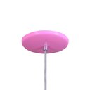 Ver imagem 2 de Pendente Meia Lua 24cm Luminária Lustre Alumínio Rosa
