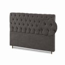Ver imagem 5 de Cabeceira para Cama Casal Queen Estofada Captone 1,58 Mts Luna Vilajo: Suede Crush Cacau