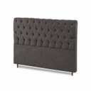 Ver imagem 4 de Cabeceira para Cama Casal Queen Estofada Captone 1,58 Mts Luna Vilajo: Suede Crush Cacau