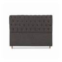 Ver imagem 3 de Cabeceira para Cama Casal Queen Estofada Captone 1,58 Mts Luna Vilajo: Suede Crush Cacau