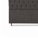 Ver imagem 6 de Cabeceira para Cama Casal Queen Estofada Captone 1,58 Mts Luna Vilajo: Suede Crush Cacau