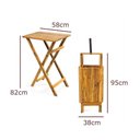 Ver imagem 2 de Mesa de Madeira Teca para Churrasco Desmontável - Stolf
