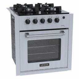 Fogao de Embutir 4 Bocas Venax Gaudi Line Inox Gas Glp - 2