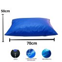 Ver imagem 3 de Capa Travesseiro Impermeável Hospitalar C/ Ziper 50x70 Bagun:cinza