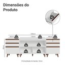 Ver imagem 4 de Kit com Três Balcões de Cozinha 2 Portas 6 Gavetas (com Tampo) Branco Reims Madesa