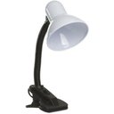 Ver imagem 2 de Luminaria com Garra de Mesa Articulavel Escritorio Presilha Sala Trabalho Abajur Branco