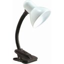 Ver imagem 1 de Luminaria com Garra de Mesa Articulavel Escritorio Presilha Sala Trabalho Abajur Branco