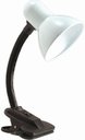 Ver imagem 1 de Luminaria com Garra de Mesa Articulavel Escritorio Presilha Sala Trabalho Abajur Branco
