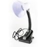 Luminaria com Garra de Mesa Articulavel Escritorio Presilha Sala Trabalho Abajur Branco - 4