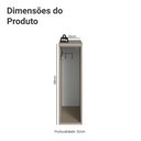 Ver imagem 3 de Balcão Porta-pano 20cm Suspenso Nice Madesa