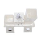 Ver imagem 2 de Kit Lavabo Com 4 Peças Elegance Acrílico Pérola Com Prata