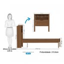 Ver imagem 3 de Cama de Solteiro com Baú Invicta Santos Andirá