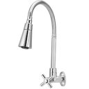 Ver imagem 1 de Torneira Cozinha Parede Slim 1/4 Abs - 774466 - Stoc