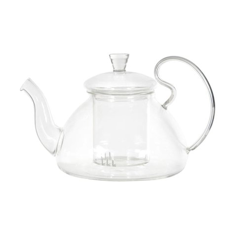 Chaleira Transparente Vidro Borossilicato C/infusor - 700ml