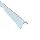 Ver imagem 1 de Perfil Cantoneira 12x12mm Alumínio Branco - 3 Metros