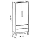 Ver imagem 6 de Jogo de Quarto para Bebê Completo 2 Portas Classic New Areia Fosco com Madeira - MoveisAqui