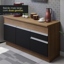 Ver imagem 5 de Cozinha Compacta 150001 Com Armário E Balcão Rustic/Preto