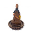 Ver imagem 1 de Incensário Orixá Iansã 3 Varetas 12cm Resina- Escolha a Cor:iansã Marrom