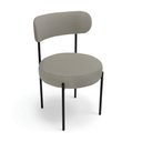 Ver imagem 6 de Cadeira Sala de Jantar Margara Kit 2 em Aço Preto Bouclê Ted D03 - D'Rossi