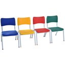 Ver imagem 1 de Kit 5 Cadeira Infantil Empilhável Coloridas Escola Creche