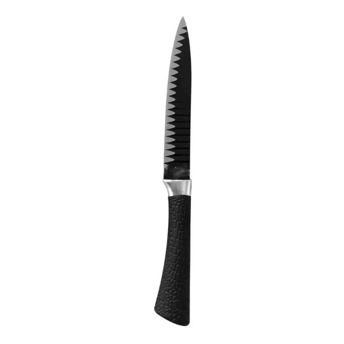 Faca de Cozinha Shark em Aço Inox 24 Cm Profissional Afiada ...