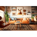 Ver imagem 1 de Tapete Rayza Marbella Moderno Vintage 1.00m X 1.50m