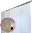 Ver imagem 1 de Painel Biombo Divisória de Ambiente Deslizante - 4 Painéis - 70x2,45m
