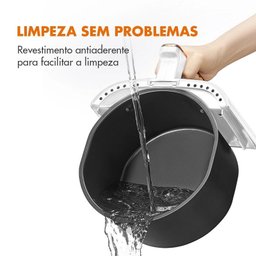 Fritadeira Elétrica Air Fryer Gaabor 4,5l Digital Touch 127v - 4