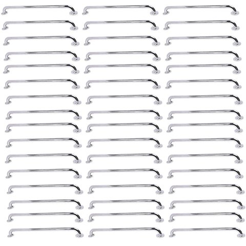 Alça Apoio 60cm Barra Inox Kit 38 Uni Suporte Banheiro Box Idoso Gestante Criança Acessibilidade Seg