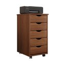 Ver imagem 6 de Gaveteiro Organizador Arquivo Escritório 5 Gav Madeira Lagos Castanho Idimex