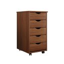 Ver mais imagens de Gaveteiro Organizador Arquivo Escritório 5 Gav Madeira Lagos Castanho Idimex