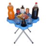 Mesa Petisqueira Ideal Para Praia/mar Com Pés Em Alumínio - 2