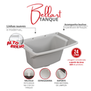 Ver imagem 2 de Tanque Capacidade 24 Litros Linha Bellart com Válvula Integrada Cor Cinza Durín