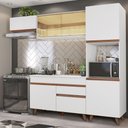 Ver imagem 1 de Armário de Cozinha Completa 250cm Branco Reims Madesa 03