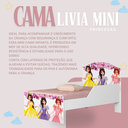 Ver imagem 4 de Mini Cama Juvenil Infantil Lívia Adesivada Das Princesas Resistente de Mdf com Proteção Lateral