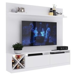 Rack com Painel TV 50" Multimóveis CR25138 Branco - 2