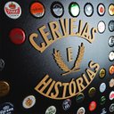 Ver imagem 7 de Quadro Decorativo Porta Tampinhas Preto Coleção Cervejas - Cervejas e Historias Preto