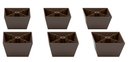 Ver imagem 1 de Pés para Guarda Roupa Qualitá 3 portas, Imperium e Lumier Belmax:Marrom