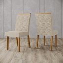 Ver imagem 4 de Mesa de Jantar Luiza 120 C. Vidro 4 Cad. Vita Linho - Henn