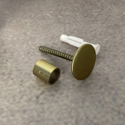 Cabide Gancho Pino de Metal 1,5cm Dourado Fixador de Espelhos Parede Duler - 4