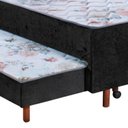 Ver imagem 7 de Bicama com Cama Auxiliar D28 em Madeira Maciça Lotus Preto