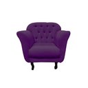 Ver imagem 7 de Kit Namoradeira + 1 Poltrona Decorativa Dália Veludo Roxo
