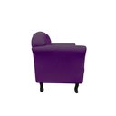 Ver mais imagens de Kit Namoradeira + 1 Poltrona Decorativa Dália Veludo Roxo