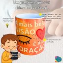 Ver imagem 4 de Kit Presente 2 Canecas Acessibilidade em Braile Alto Relevo Frase e Aprendendo o Alfabeto