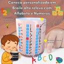 Ver imagem 2 de Kit Presente 2 Canecas Acessibilidade em Braile Alto Relevo Frase e Aprendendo o Alfabeto